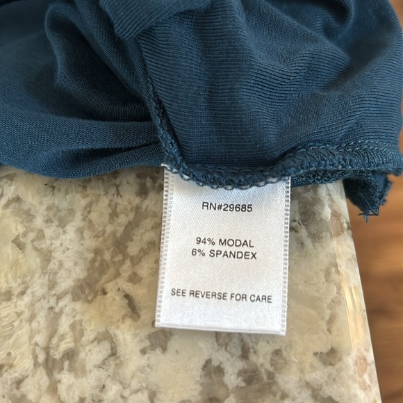 Pendleton dark teal scoop neck long sleeve tee - Picture 7 of 8